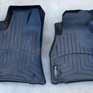 WeatherTech Black Front back trunk All-Weather Floor mats Nissan Kicks 2018 2021